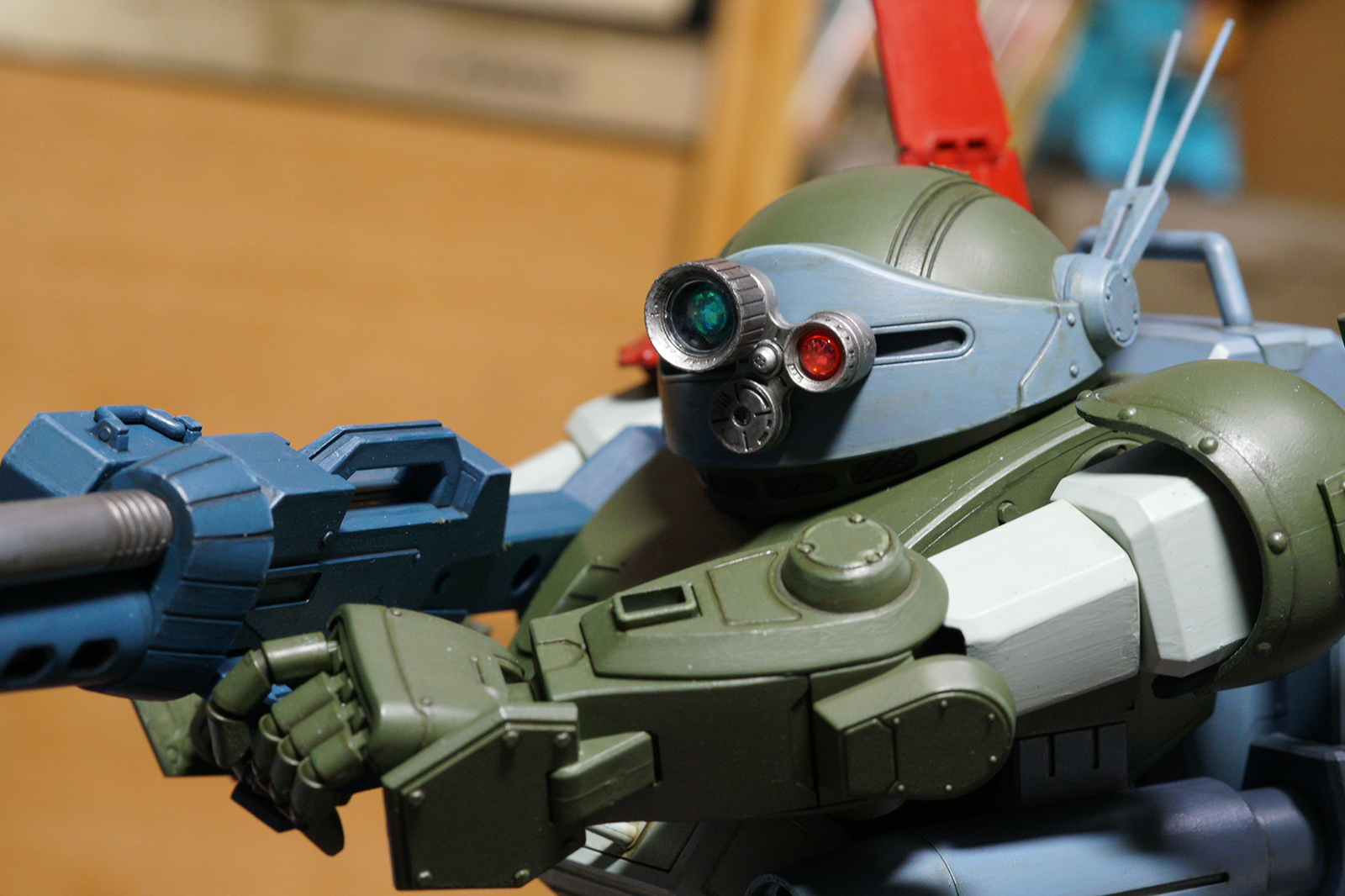 ヘビーマシンガン構え