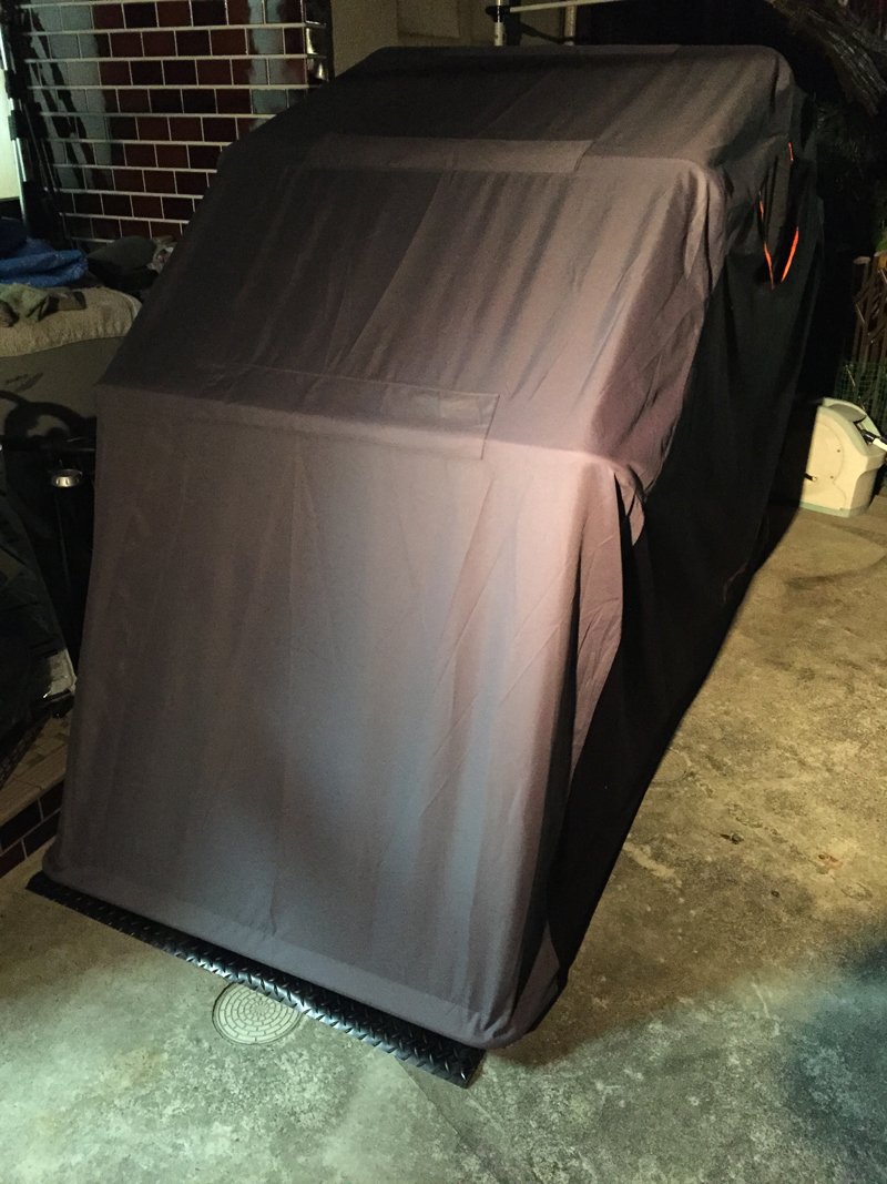 バイクテントゴムマットぴったり