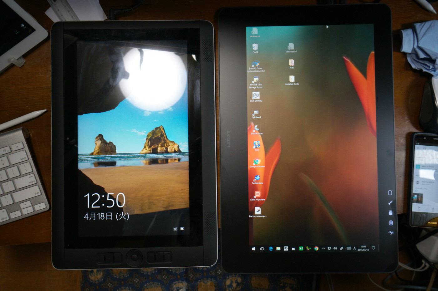 Cintiq Pro 16とCintiqCompanion2比較