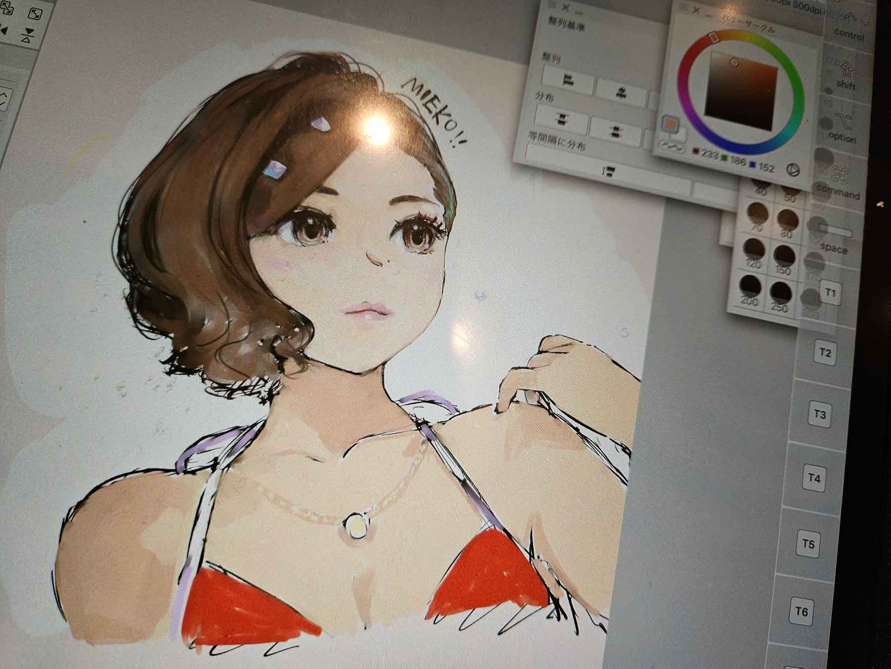 からふね屋でipadお絵描き04