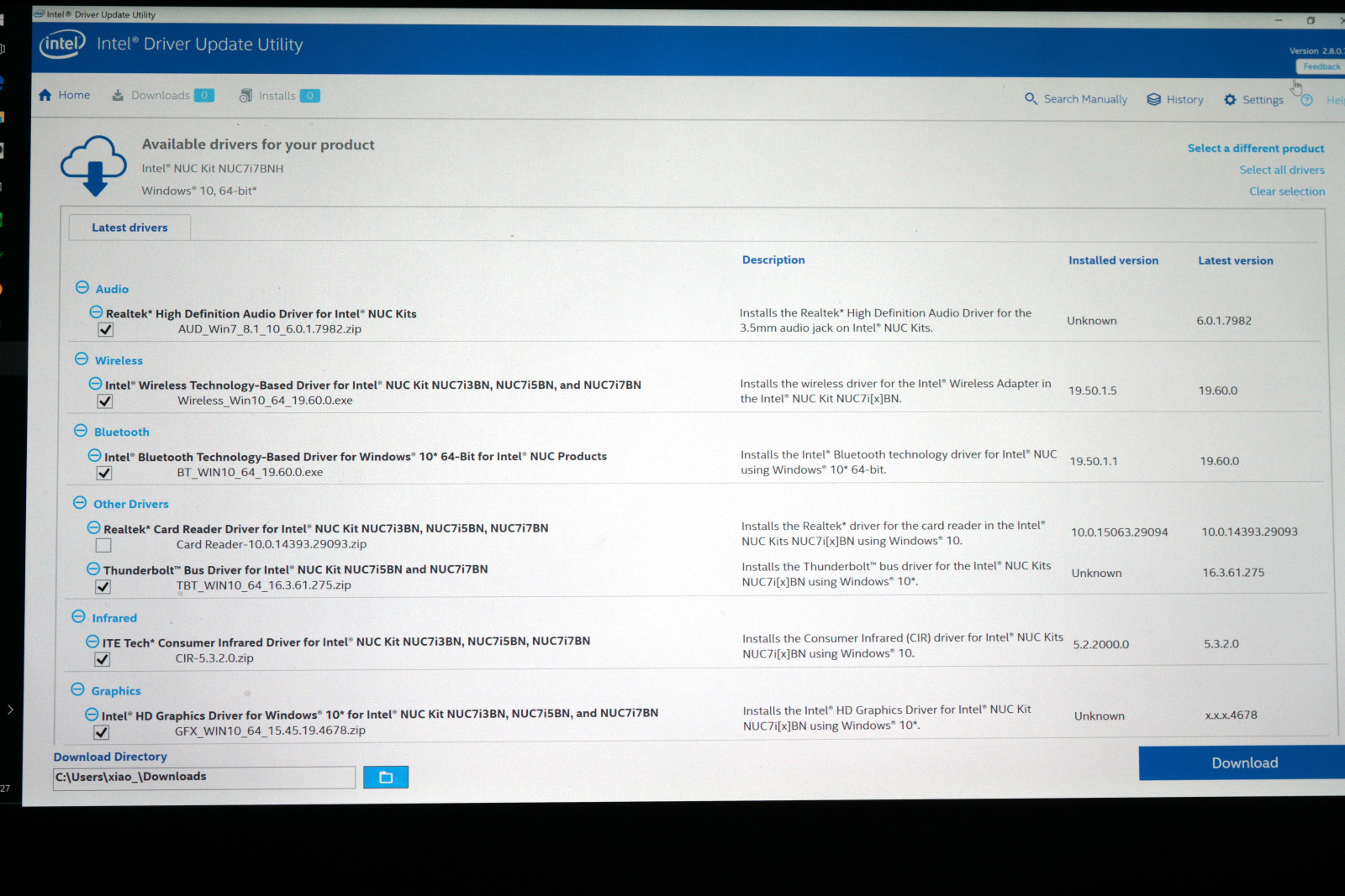 intel update utility